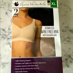 Seamless wire free bra